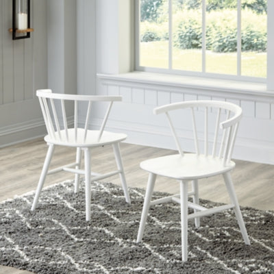 Ashley Grannen White Dining Chair (Set of 2)
