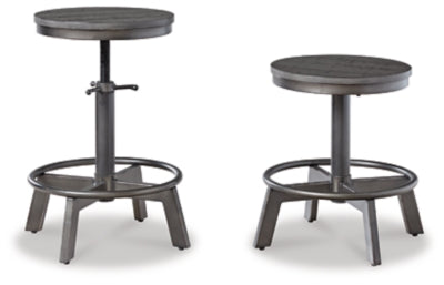 Ashley Torjin Gray Counter Height Stool (Set of 2)