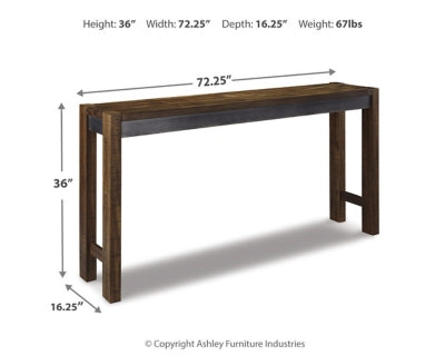 Ashley Torjin Brown Gray Counter Height Dining Table
