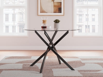 Ashley Pharwynn Black Dining Table