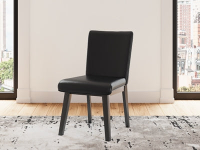 Ashley Jettaya Black Dining Chair (Set of 2)