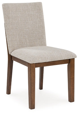 Benchcraft Kraeburn Beige Brown Dining Chair (Set of 2)