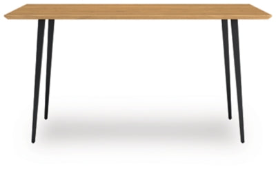 Ashley Gretlynn Black Natural Dining Table