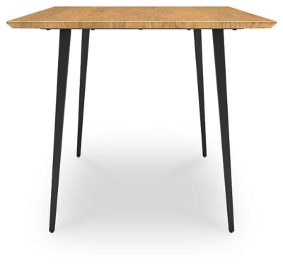 Ashley Gretlynn Black Natural Dining Table