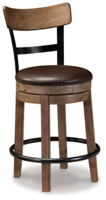 Ashley Pinnadel Light Brown Counter Height Bar Stool