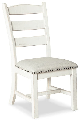 Ashley Valebeck Beige White Dining Chair (Set of 2)
