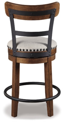 Ashley Valebeck Brown Counter Height Bar Stool