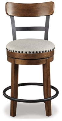 Ashley Valebeck Brown Counter Height Bar Stool