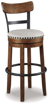 Ashley Valebeck Brown Bar Height Bar Stool