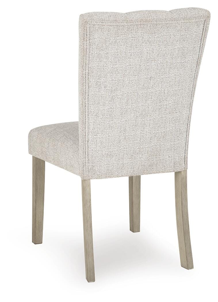 Ashley Karmenton Bisque Dining Chair (Set of 2)