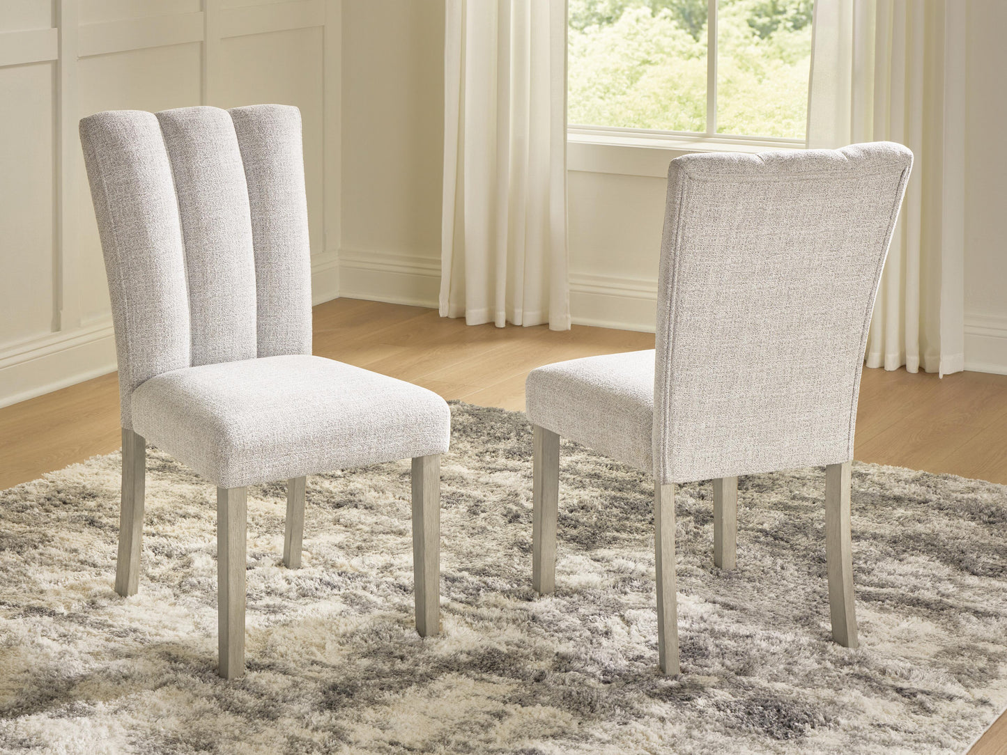 Ashley Karmenton Bisque Dining Chair (Set of 2)