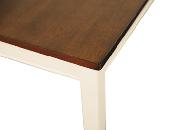 Ashley Whitesburg Brown Cottage White Dining Bench