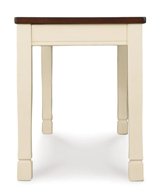 Ashley Whitesburg Brown Cottage White Dining Bench