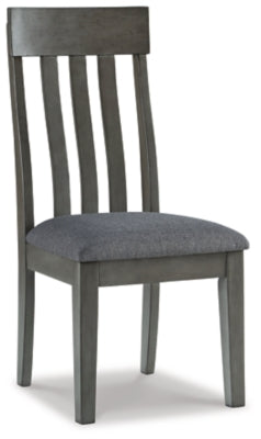 Ashley Hallanden Two-tone Gray Dining Chair (Set of 2)