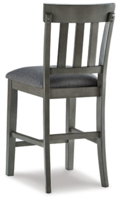Ashley Hallanden Two-tone Gray Counter Height Bar Stool (Set of 2)