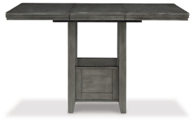 Ashley Hallanden Gray Counter Height Dining Extension Table