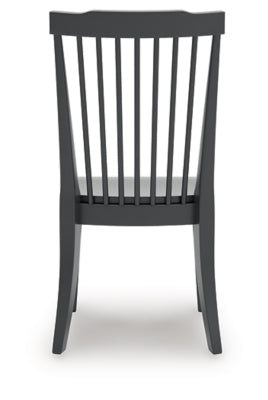 Ashley Plazaton Black Dining Chair (Set of 2)
