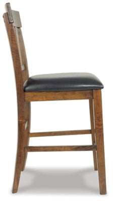 Ashley Ralene Medium Brown Counter Height Bar Stool (Set of 2)