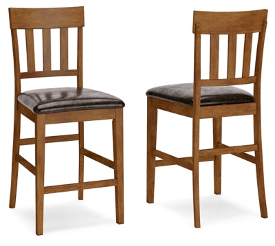 Ashley Ralene Medium Brown Counter Height Bar Stool (Set of 2)