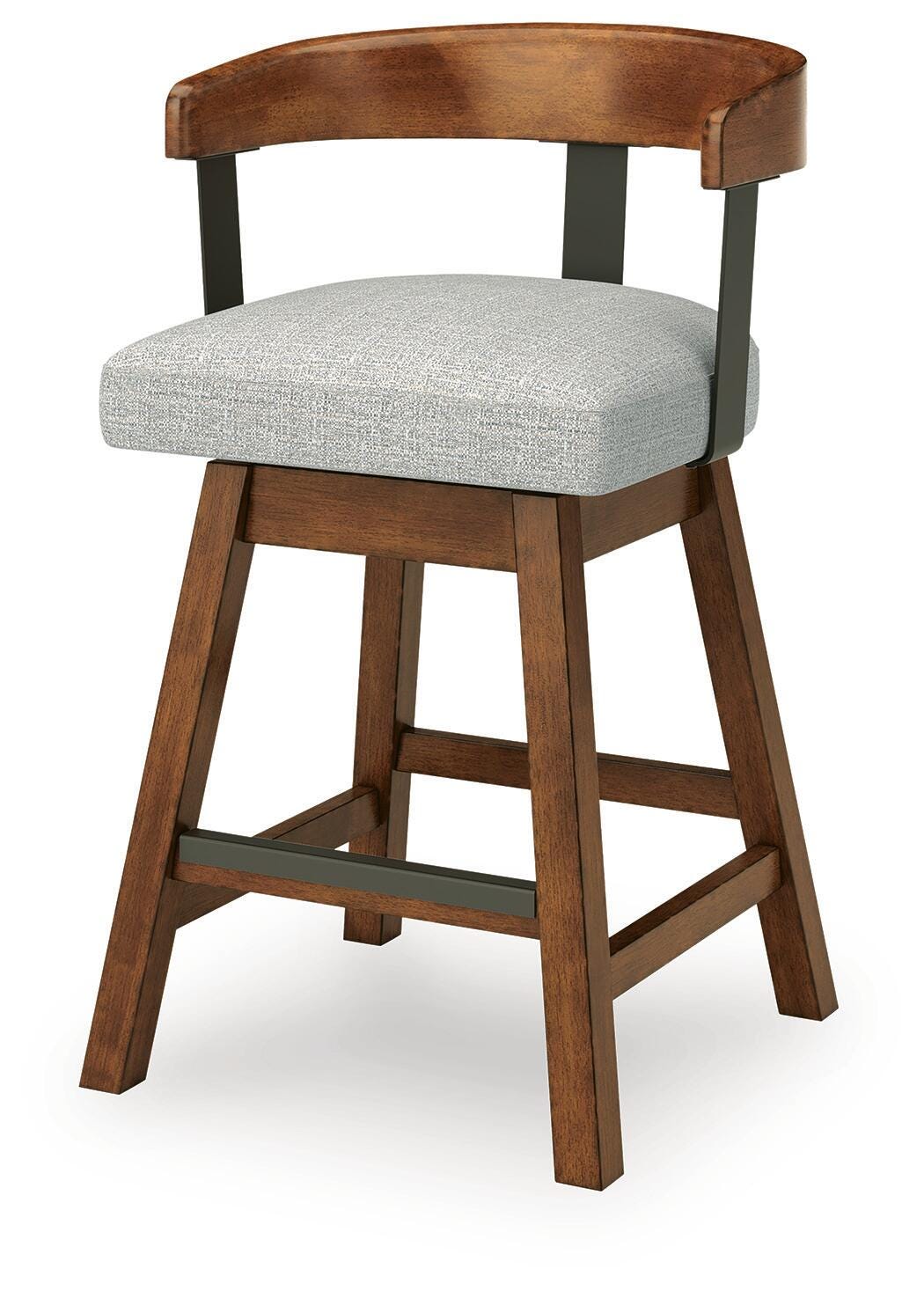Ashley Ralene Medium Brown Counter Height Barstool (Set of 2)