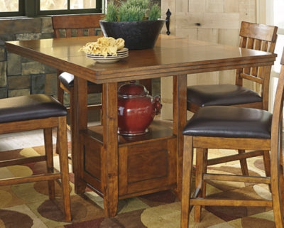 Ashley Ralene Medium Brown Counter Height Dining Extension Table