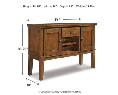 Ashley Ralene Medium Brown Dining Server