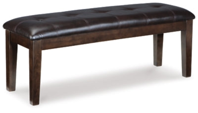 Ashley Haddigan Dark Brown Dining Bench