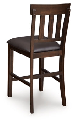 Ashley Haddigan Dark Brown Counter Height Bar Stool (Set of 2)