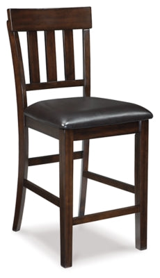 Ashley Haddigan Dark Brown Counter Height Bar Stool (Set of 2)