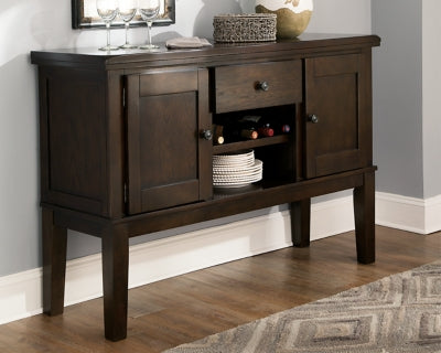 Ashley Haddigan Dark Brown Dining Server
