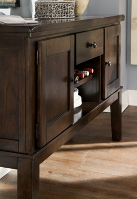 Ashley Haddigan Dark Brown Dining Server