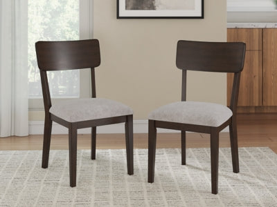 Ashley Dantenton Merlot Dining Chair (Set of 2)