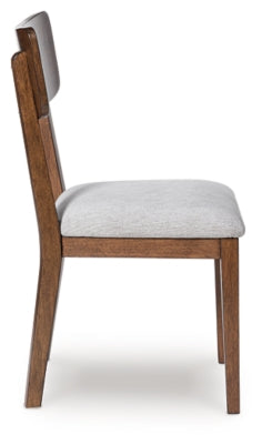 Ashley Lyncott Brown Dining Chair (Set of 2)