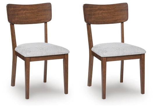 Ashley Lyncott Brown Dining Chair (Set of 2)