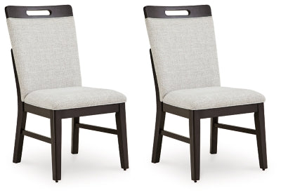 Ashley Neymorton Light Gray Brown Dining Chair (Set of 2)