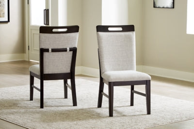 Ashley Neymorton Light Gray Brown Dining Chair (Set of 2)