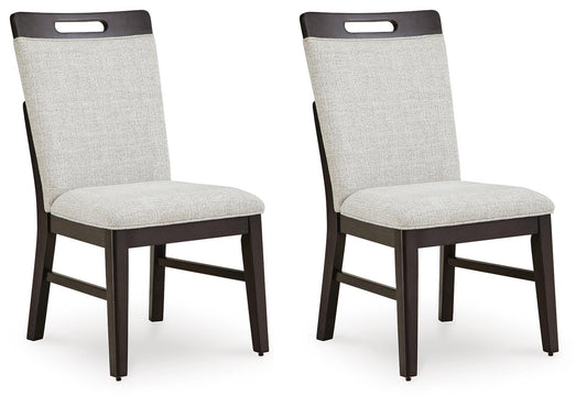 Ashley Neymorton Light Gray Brown Dining Chair (Set of 2)