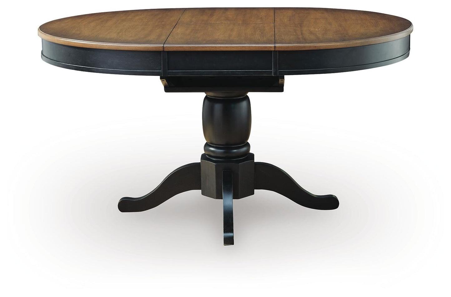 Ashley Loganeer Black Brown Dining Butterfly Extension Table