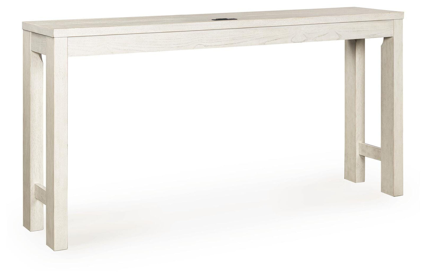 Ashley Robbinsdale Antique White Counter Height Dining Table and 3 Barstools Set (Set of 4)