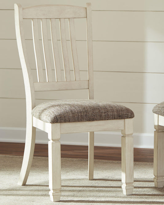 Ashley Bolanburg Two-tone Rake-Back Dining Chairs (Set of 2)
