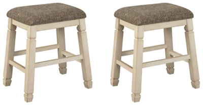 Ashley Bolanburg Two-tone Counter Height Bar Stool (Set of 2)