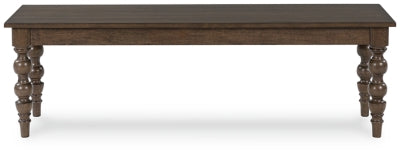 Ashley Veramond Dark Brown 58" Dining Bench
