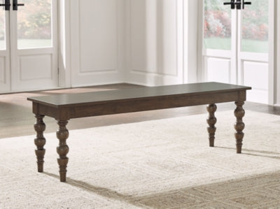 Ashley Veramond Dark Brown 58" Dining Bench