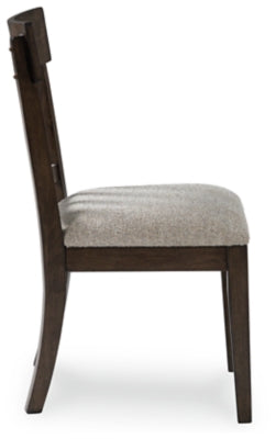 Ashley Veramond Gray Dark Brown Dining Chair (Set of 2)