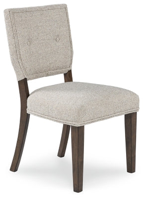 Ashley Veramond Gray Dark Brown Dining Chair (Set of 2)