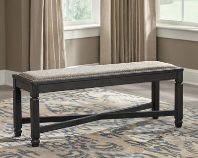 Ashley Tyler Creek Black Grayish Brown Dining Bench