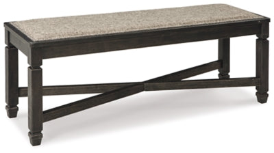 Ashley Tyler Creek Black Grayish Brown Dining Bench