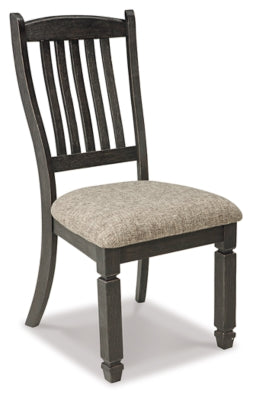 Ashley Tyler Creek Black Grayish Brown Dining Chair (Set of 2)
