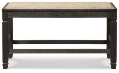 Ashley Tyler Creek Antique Black Counter Height Dining Bench