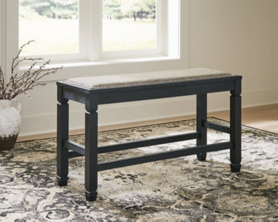 Ashley Tyler Creek Antique Black Counter Height Dining Bench